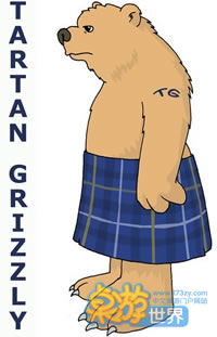 Tartan Grizzlylogo